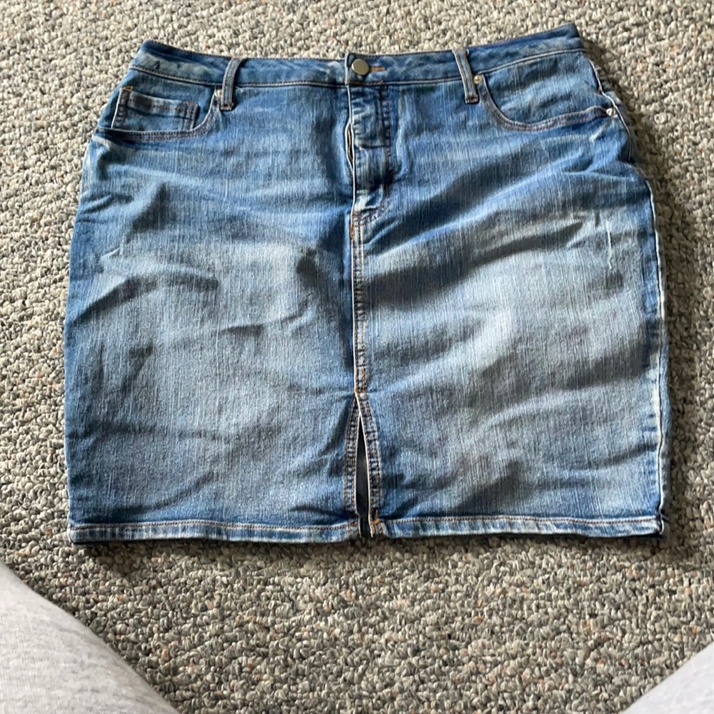 Blue jean skirt